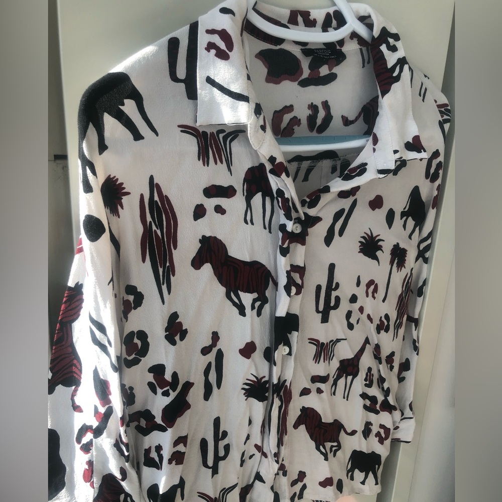 Printed Blouse - Picture 1 of 4